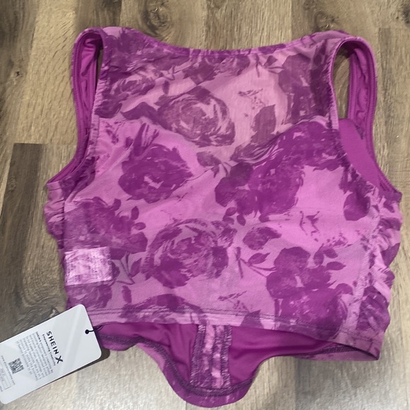 🌸 NWT SHEIN Corset Lace Crop Top 🌸 - Picture 5 of 8